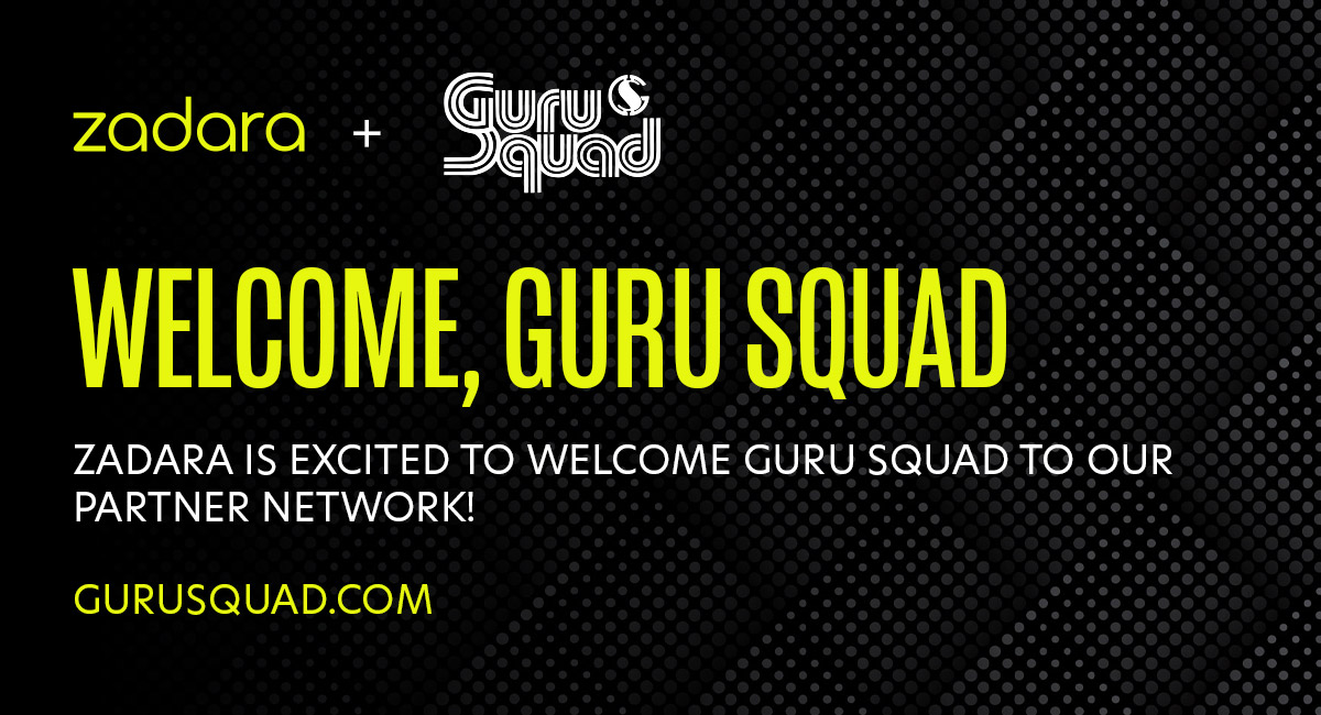Zadara's tweet photo. Zadara is excited to welcome #GuruSquad to our partner network! https://t.co/i3FNz1OIUW