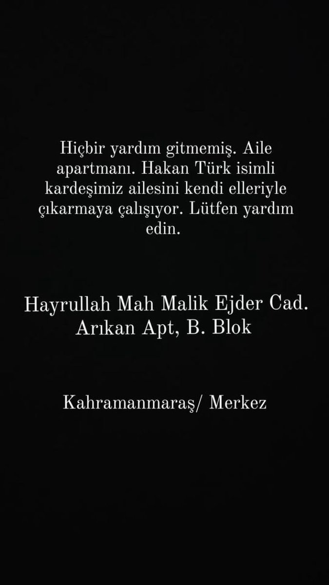 ErsinnSezer's tweet photo. Kafayı yiyeceğim bir öğrenci elleriyle kazarak ailesini çıkarmaya çalışıyor Kahramanmaraş’ta, lütfen paylaşalım hızlıca https://t.co/bJYEiONQ9p