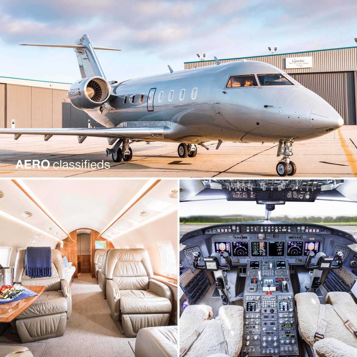 AeroClassifieds's tweet photo. JUST LISTED - #Challenger604 SN 5482. Access the full specification here https://t.co/qMYpi0klM1 

U.S. Pedigree Since New
Low Total Time
Engines Enrolled on GE OnPoint
APU Enrolled on MSP
Precision Plus Avionics Upgrade
FANS 1/A – CPDLC
Gogo AVANCE L5 High Speed Domestic Wi-Fi https://t.co/nKoiYHqP0z