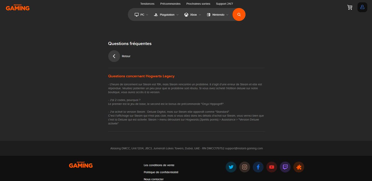 SchilsN's tweet photo. @Steam Du coup c'est qui le problème??? Vous ou Instant gaming? https://t.co/uYzFrYWA3m