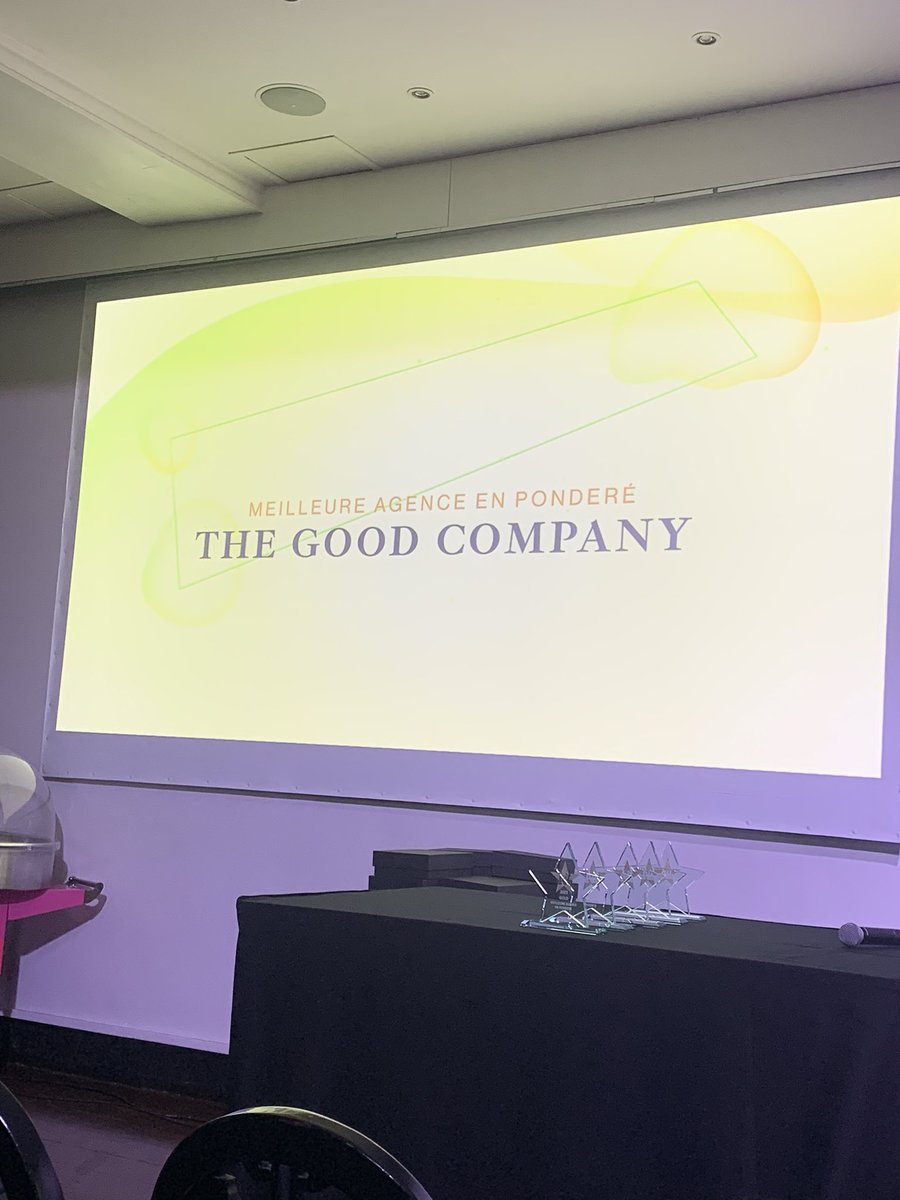 ★ #HitsdOr2023 ★
<a href="/thegoodcompany/">The Good Company Club</a> remporte le Gold dans la 'Meilleure agence en pondérée' ! 🥇