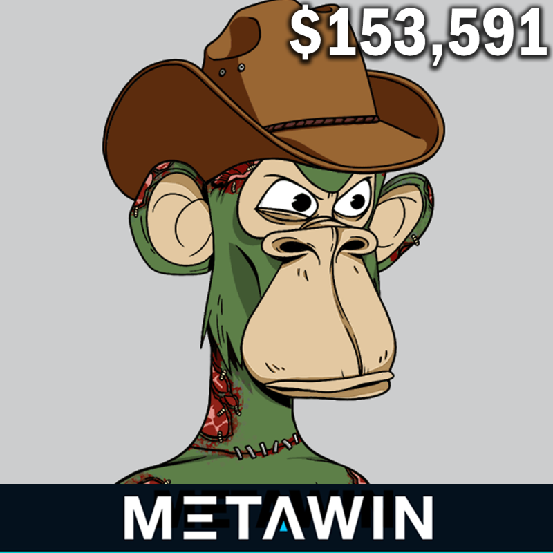 MetaWin's tweet photo. Up Next: Take home Bored Ape 5013 worth $153,591.00! 🍌

Claim your entry now:
https://t.co/WAShbyz3Nm 🎁