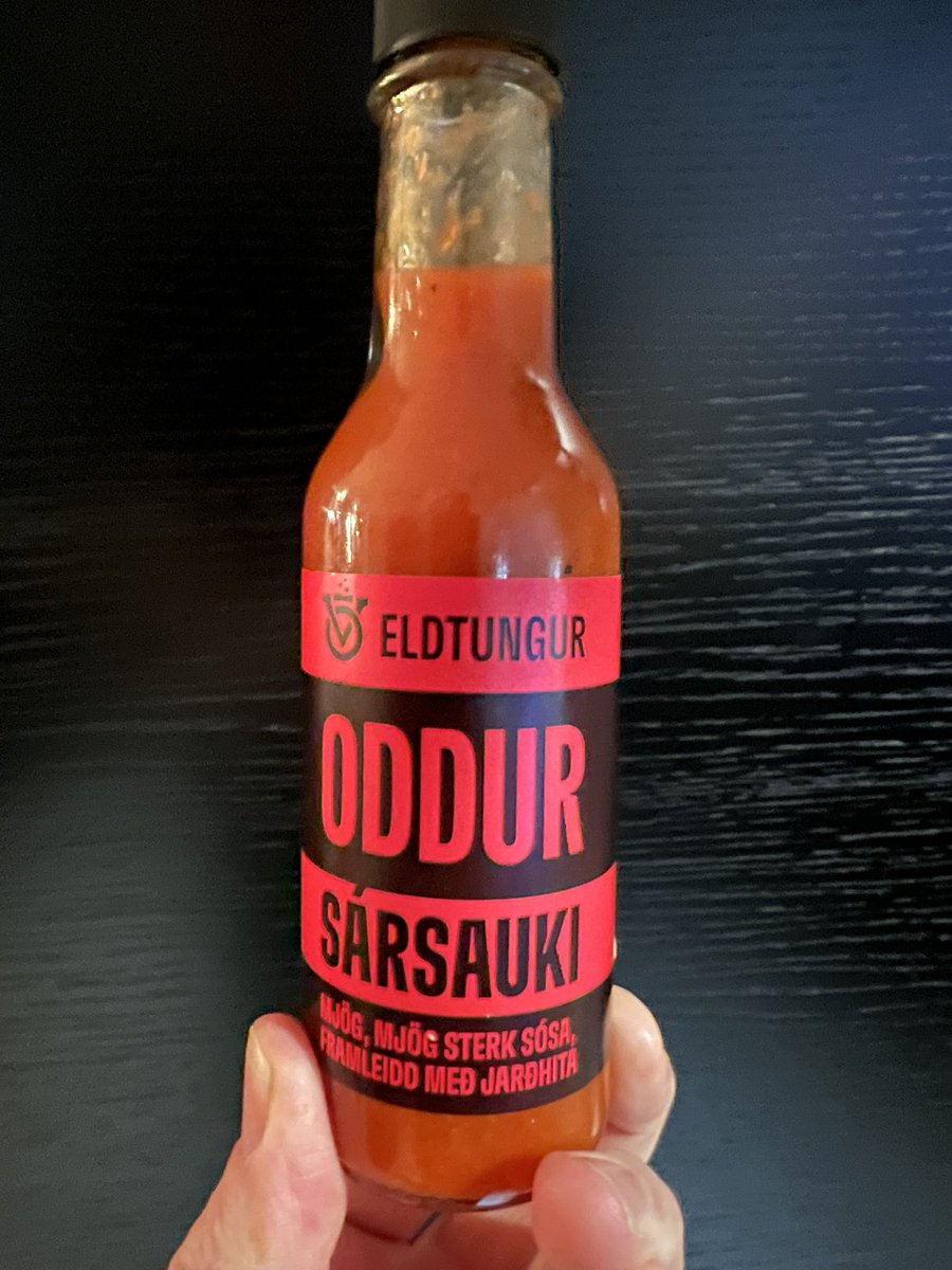 haukurh's tweet photo. Virðingu á Elvar og Laufey í Ölverk takk! Þessi hot sauce er geggjuð! https://t.co/GegnUZ9Bgr