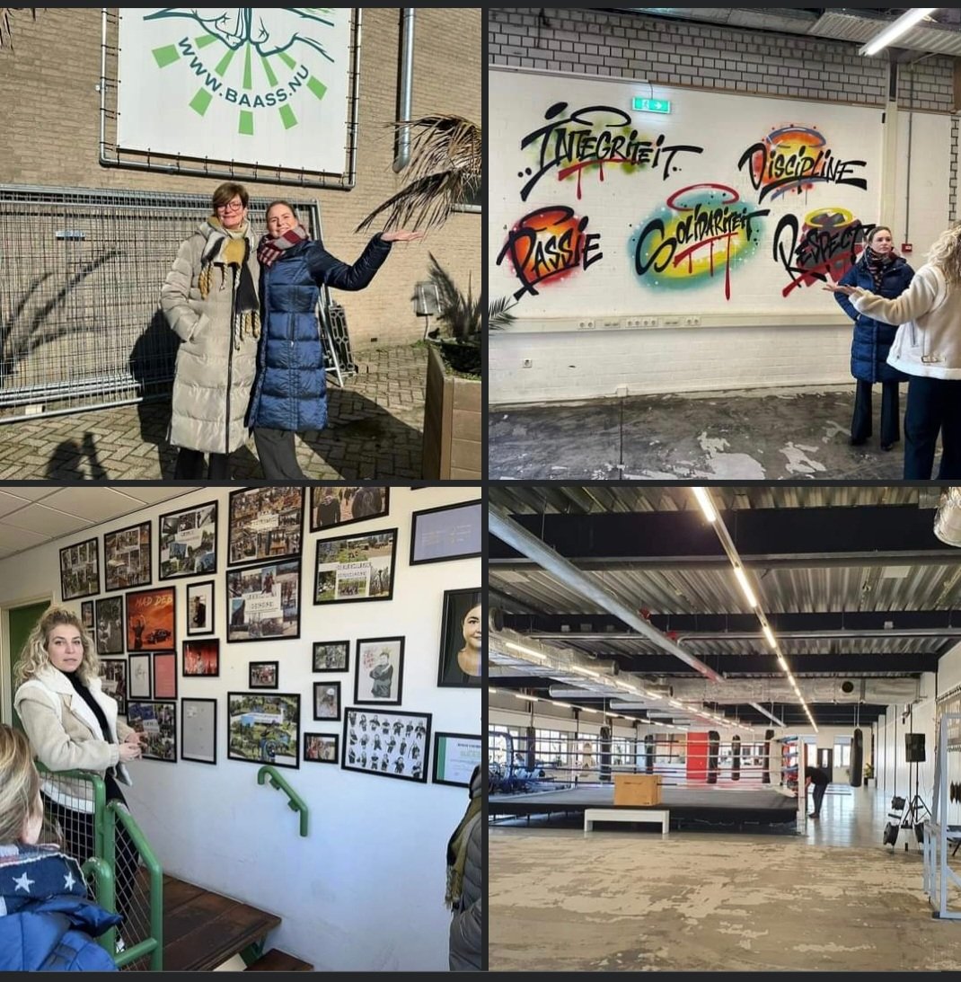 Samen met mede-stadsgezant Angelique Bellemakers op bezoek bij Stichting Baass, die jongeren helpt die uitvallen op school of de reguliere systemen om uiteenlopende redenen, om weer terug aan een mooie toekomst te werken <a href="/eindhoven/">Eindhoven</a> #brainvoorelkaar #inspirerend #mooiedingendoen
