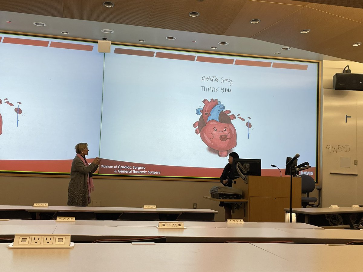 GeorgeCatrTor's tweet photo. Great presentation of our Chief Resident PGY IV Dr. Anna Xue, @annaxuemd @UCSurgery at UC Davis Department of Surgery Grand Rounds! Excited to see the growth of cardiovascular surgery trainees. Watching their progress in all aspects  is truly heartwarming!! https://t.co/iIr3H1RkrO