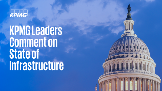 llstarklang's tweet photo. Ahead of the #SOTU, @KPMG_US leaders provide insight on the state of U.S. #infrastructure. Read how #EVs vehicles, managing #risk considerations, and creating more equitable communities are all aspects of enhancing our infrastructure ambitions. https://t.co/oAfCCu4t5E https://t.co/pXUkxLmqgS