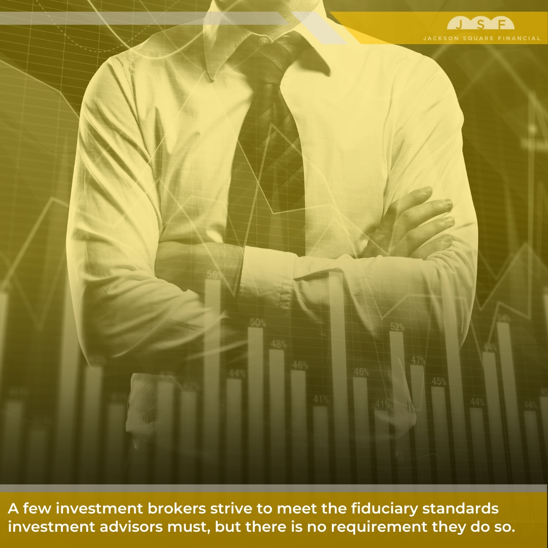 Not every financial advisor is a fiduciary. Investment advisors are bound to a #fiduciary standard that puts their clients’ interests first, and can only charge a fee. Investment brokers, or broker-dealers, must follow a suitability rule, but charge a commission.