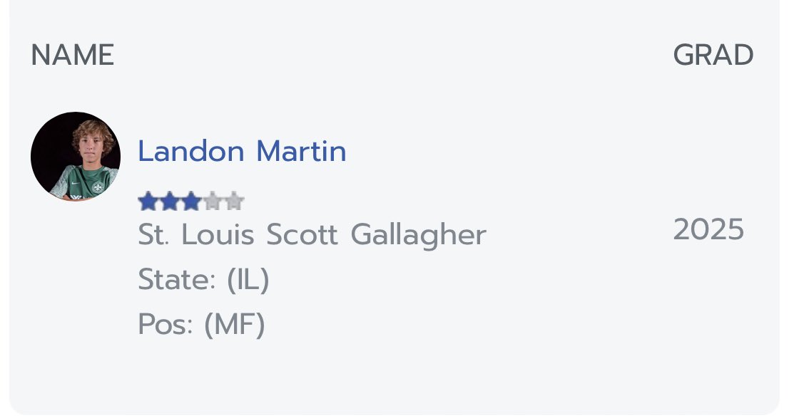 Landon Martin (@landonm17) on Twitter photo Thanks for the updated rating <a href="/TopDrawerSoccer/">TopDrawerSoccer</a> ⬆️ Appreciate your coverage of the soccer scene. <a href="/SLSGAcademy/">Saint Louis Scott Gallagher MLSNext Academy</a> <a href="/ianoheno11/">Ian Henry</a> <a href="/ProcessRecruits/">THE PROCESS RECRUITS</a> Thanks for the updated rating <a href="/TopDrawerSoccer/">TopDrawerSoccer</a> ⬆️ Appreciate your coverage of the soccer scene. <a href="/SLSGAcademy/">Saint Louis Scott Gallagher MLSNext Academy</a> <a href="/ianoheno11/">Ian Henry</a> <a href="/ProcessRecruits/">THE PROCESS RECRUITS</a>