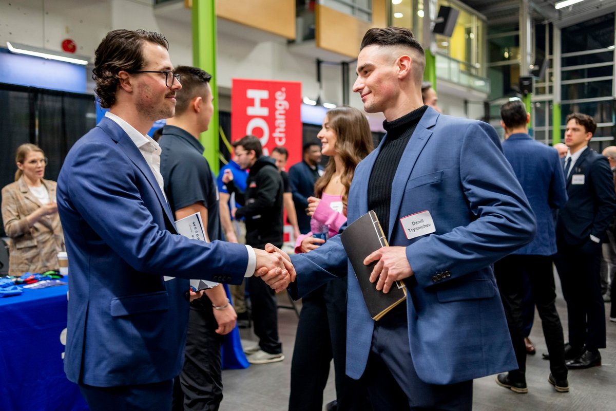 BCITbusiness's tweet photo. Thanks to all who attended our @bcit School of Business + Media Professional Sales Networking Event! It was a success in connecting students seeking internships with top industry professionals. 

Learn more about the program https://t.co/K9UjbT3hSS

#bcit #bcitbusiness https://t.co/U1Vfnv01wi