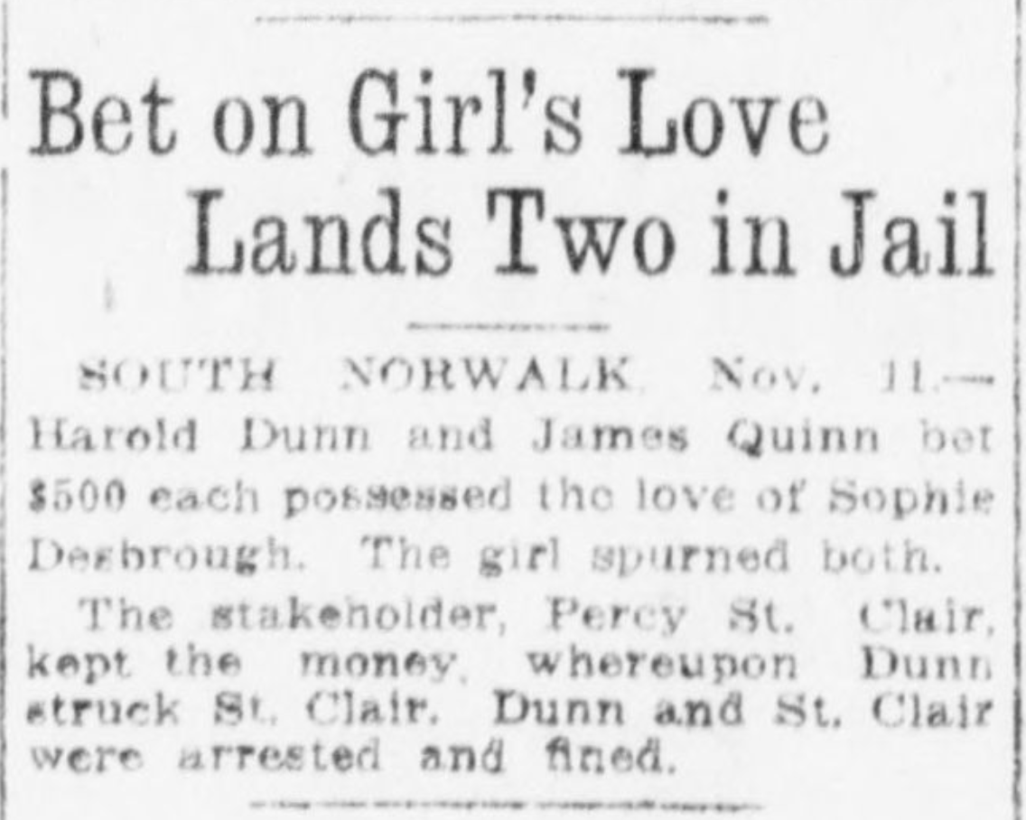 This story has 39 words, 4 characters and 1 hero: Sophie Desbrough.