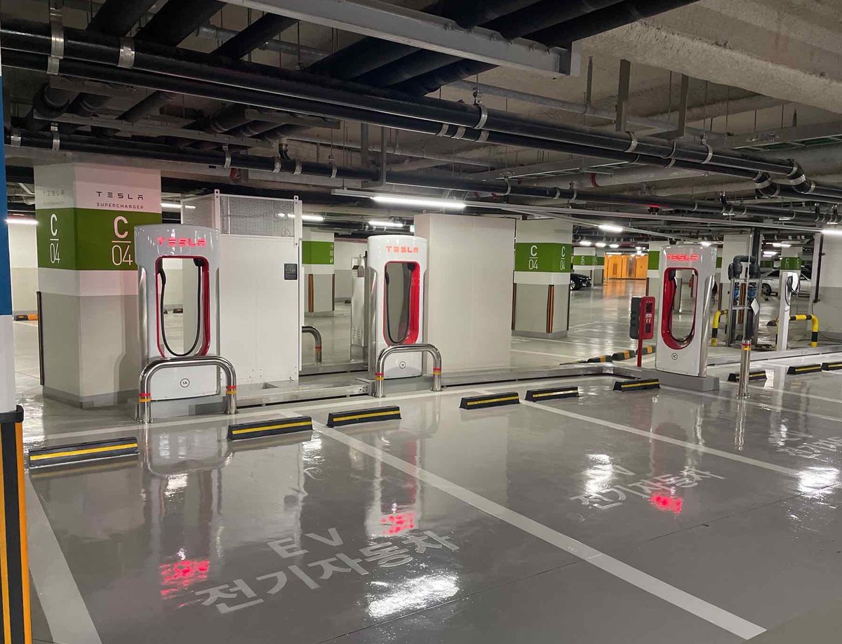 Tesla Charging on Twitter "New Tesla Supercharger Yeongjong A, South