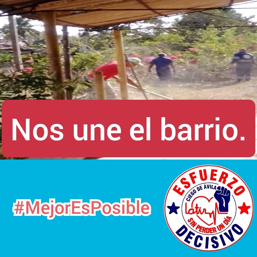 NexyVelizNaranj's tweet photo. La fuerza de nuestro pueblo está en la unidad. #MejorEsPosible #CiegodeAvila #LatirAvileño @DisleyAcosta1 @yamila_padron https://t.co/ydcH4XnbmK