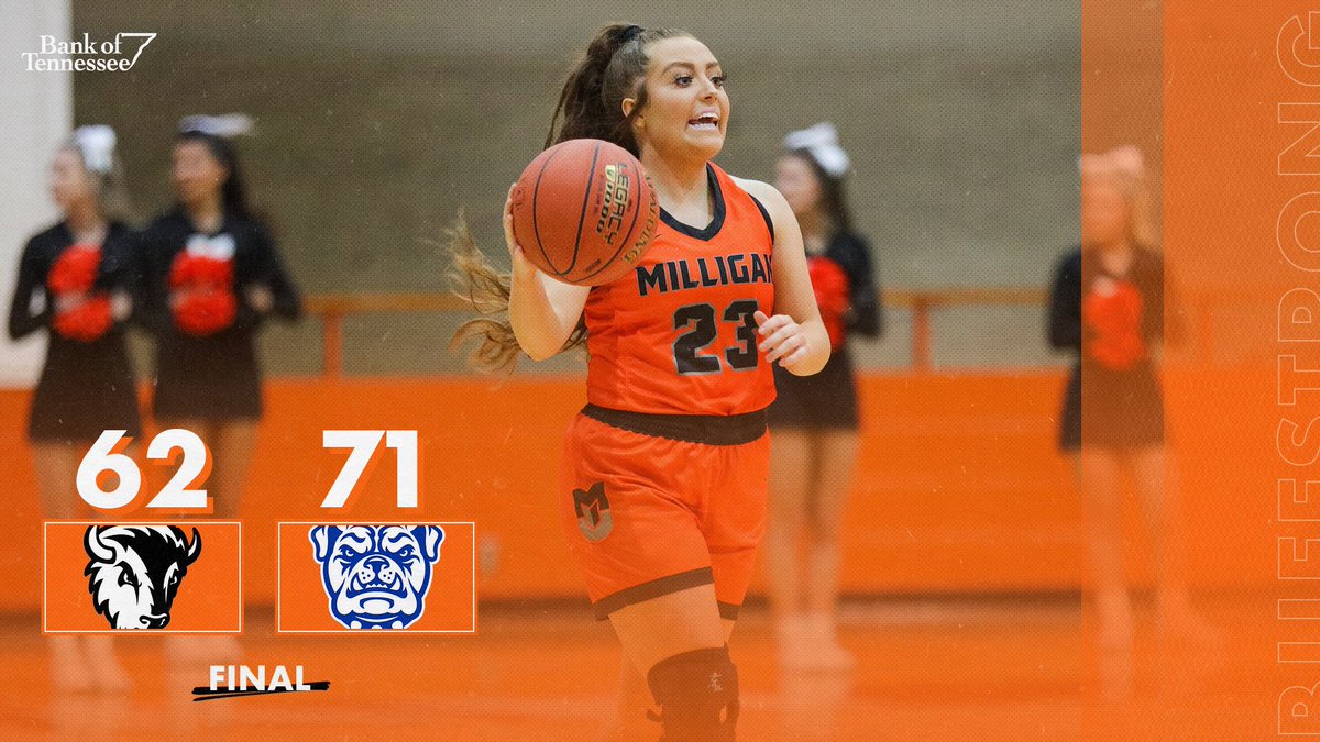 MilliganBuffs's tweet photo. 🏀@MilliganWBB rallied in the fourth quarter but came up short at TWU. #BuffStrong🦬

Leaders: Semaj Clark (17pts), Lauren Longmire (12pts, 8r), Jaycie Jenkins (9pts, 5r)

📝https://t.co/6OYak2ItWF https://t.co/FzMhYxLEFY