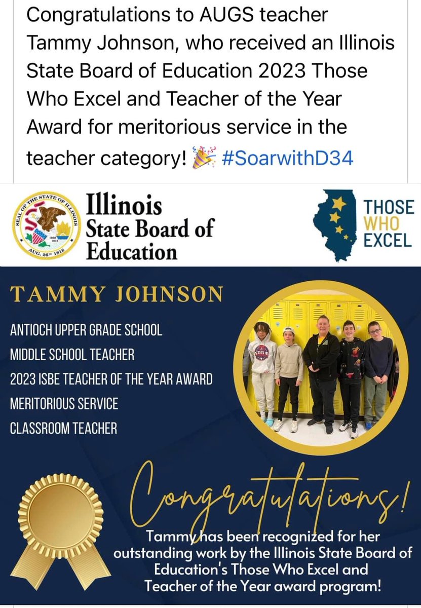 Antioch Traveling Closet (@atwitc) on Twitter photo We are so proud to have Tammy working along side us in the ATC! Thank you Tammy for all you do for the Antioch community!! <a href="/Antioch34/">Antioch District 34</a> @AUGSWarriors #proud #soarwith34 <a href="/ISBEnews/">Illinois State Board of Education</a> We are so proud to have Tammy working along side us in the ATC! Thank you Tammy for all you do for the Antioch community!! <a href="/Antioch34/">Antioch District 34</a> @AUGSWarriors #proud #soarwith34 <a href="/ISBEnews/">Illinois State Board of Education</a>