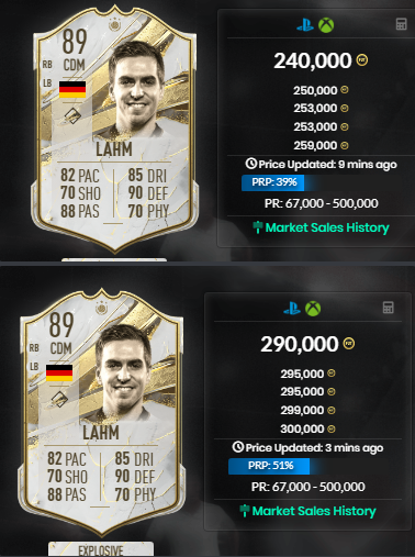 AsyFutTrader's tweet photo. Some nice profits, Fresh flips 💸

20€ for annual pass , DM ME
( 1 time payment, staying until end of fifa)
👇
Acess to what u need to make coins

Flips, trading tips, investments, early leaks, support

#FIFA23 #fifaprofit #fifacoins #fifatrade https://t.co/4wP9gMSUAY