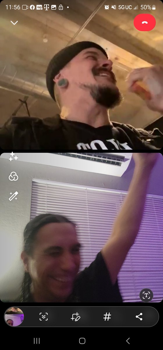 <a href="/DylanCoss_/">Dylan Cross</a> suggested live face cam reactions for listening to each others new tracks and it was wholesome