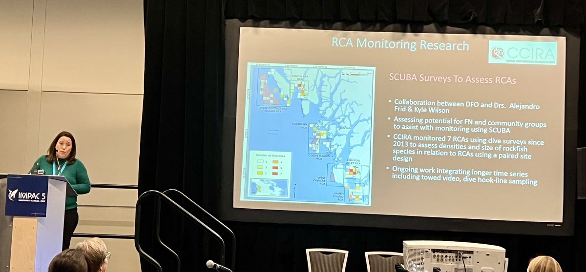 Sarah Dudas <a href="/DFO_Pacific/">DFO Pacific</a> talks RCA (rockfish conservation areas) on the BC coast