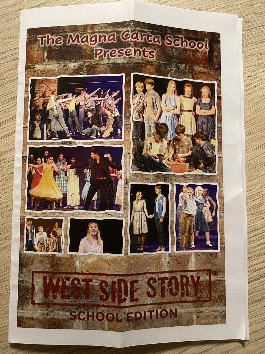Congratulations to students &amp; staff at The Magna Carta School for staging a superb production of West Side Story! <a href="/hclaringbull/">Helen Claringbull</a> <a href="/dramamakesthew1/">dramamakestheworldgoround</a> <a href="/Ms_LMQ/">Ms LMQ</a> &amp; <a href="/yvettedancer/">Y V E T T E  D A N C E R</a> are unstoppable!! What a fantastic team!!