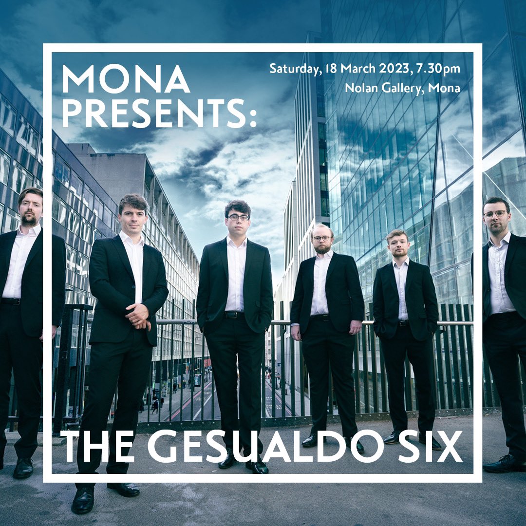 Like a G6. The Gesualdo Six, that is. From the hallowed halls of British cathedrals to the Nolan gallery: experience the impeccable talents of one of the UK’s finest vocal ensembles in a one-of-a-kind setting. Limited tickets remaining for 18 March: x.mona.net.au/TheGesualdoSix