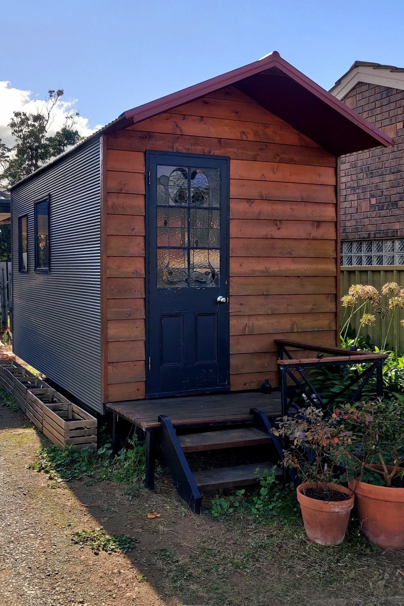 blackwoolsays's tweet photo. Hi SA/Adelaide folks! 👋

I thought I would just mention that I'm selling my current tiny home, in case anyone local is interested. Sale price is $15,000, perfect for a studio or guest room. More details and photos below. DM me if with any questions or expressions of interest. 😊 https://t.co/i67TYt5HWO