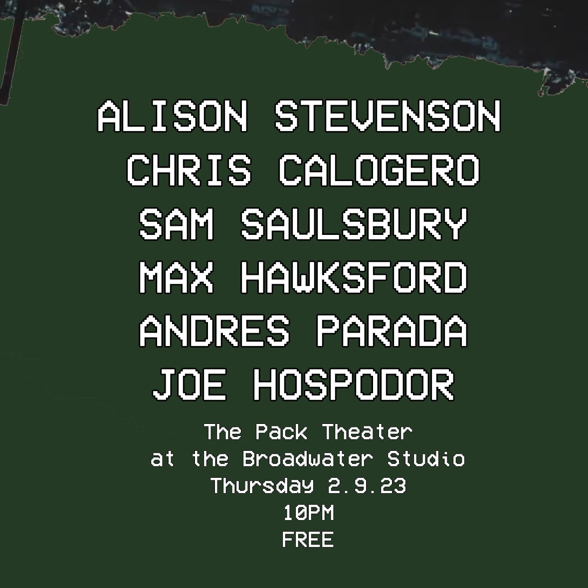 HotelTheShow's tweet photo. hello.
📅: 2.9.23
📍: 1078 Lillian Way, Los Angeles, CA 90038
RSVP for free: https://t.co/cSE1gPrQ7r https://t.co/FPGKrHpc7u