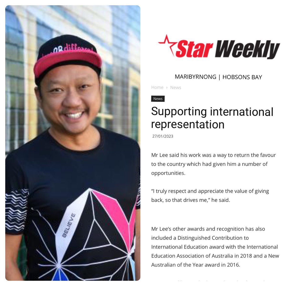 garyleecious's tweet image. “Seddon resident Gary Lee has been an advocate for international education for over 20 years…” I am grateful and always looking for new opportunities to engage with organisations in the west to champion diversity and inclusion, pls reach out! …ribyrnonghobsonsbay.starweekly.com.au/news/supportin…