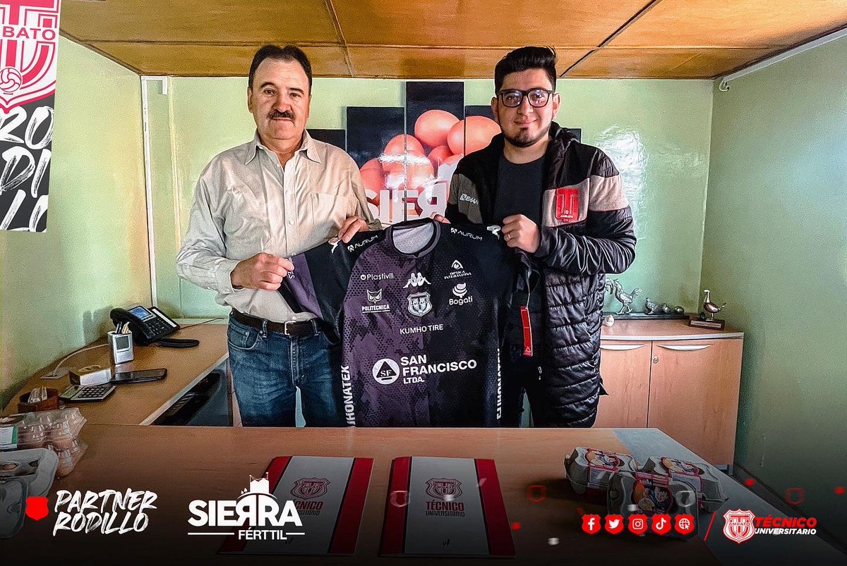 TecnicoUOficial's tweet photo. #PartnersRodillo

#SierraFerttil🥚es nuestro nuevo #PartnerAlbirrojo para la temporada 2023.😎🇦🇹

Gracias por confiar en el #ProyectoAlbirrojo🔴⚪️ 

#TécnicoPresente https://t.co/TxaLLIT6Pc