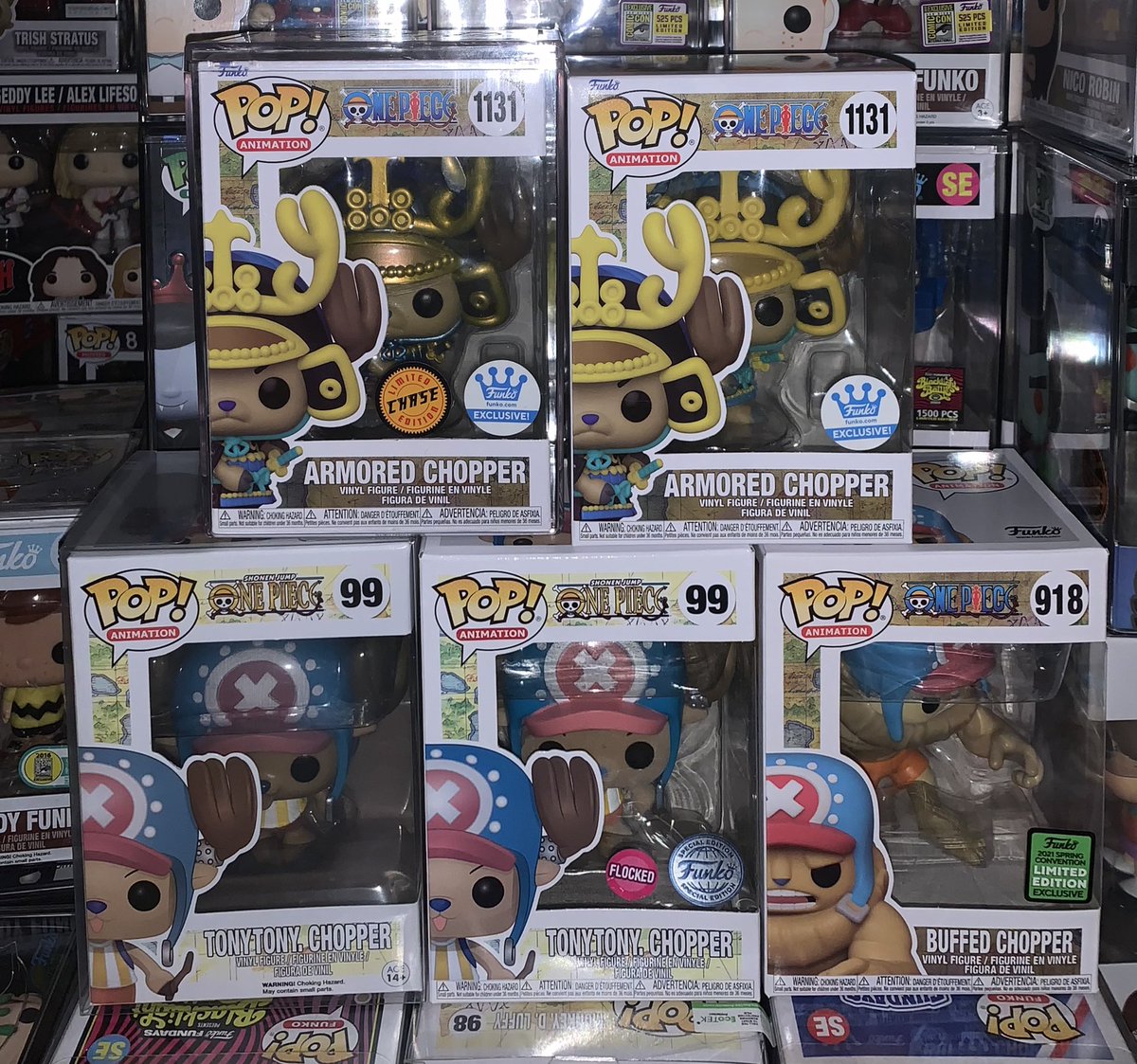 JPtheFunatic's tweet photo. Day 109 of Funko Pops, encouraging words memes etc.. 
@funko #SMFsoda💙🙏#teamblue #nevergiveup #fueledbypassion 

Some #OnePiece humor for you: What do you call a stack of 5 Choppers?

.. a Tony Tony, Tony Tony, Tony Tony, Tony Tony, &amp; Tony Tony tower! 😂

#TonyTony https://t.co/HoO1vankh7