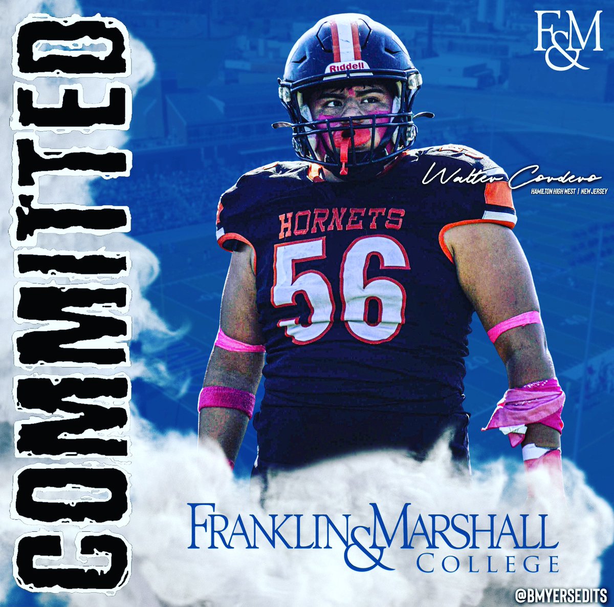 WalterCor00's tweet photo. First of all, I would like to thank God for the opportunity he has given me, I will not be here without him. I would like to announce that I will be furthering my academic and athletic career at Franklin and Marshall College. Extremely excited to be part of the F&amp;Mily! #GODIPS 🔵 https://t.co/NeADAG2WTF