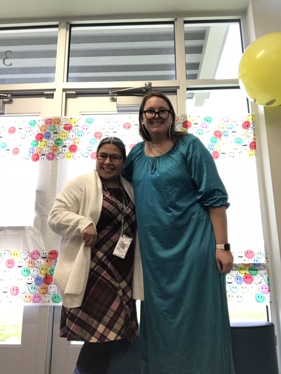 Jennifer__Wells's tweet photo. The Grannies!! Every Janet needs a Rita…and I found my Rita!! IYKIY 

Thanks to my awesome lead teacher who dresses up with me!!

We made it to 100 DAYS OF SCHOOL!!!

#100Days #JESChat #JanetAndRita #TheGrannies https://t.co/iL81aD4Cvn