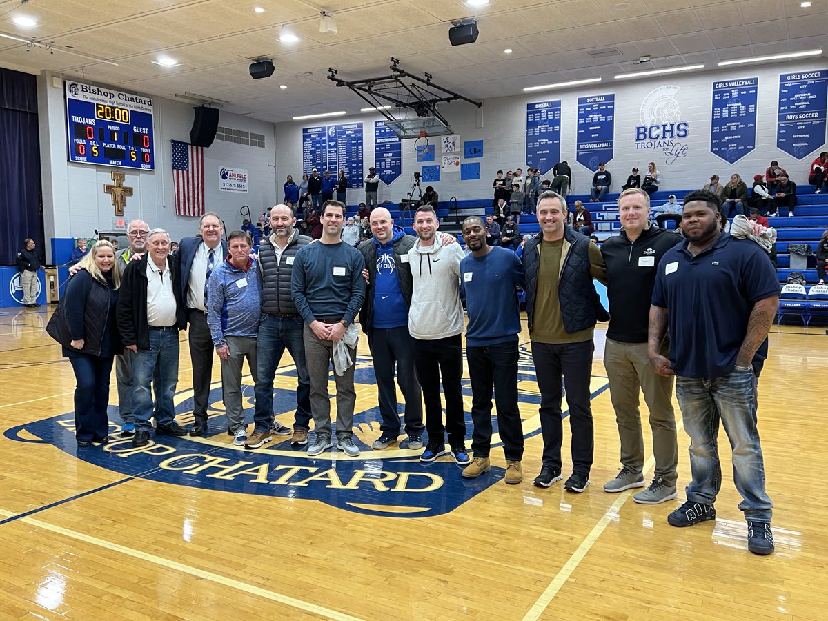 BCHSAthletics's tweet photo. BCHS Athletics is proud to have members of our ‘03 State Champion Boys BB squad back to recognize the 20th Anniversary of their historic run!’ https://t.co/1poBsBhAdJ