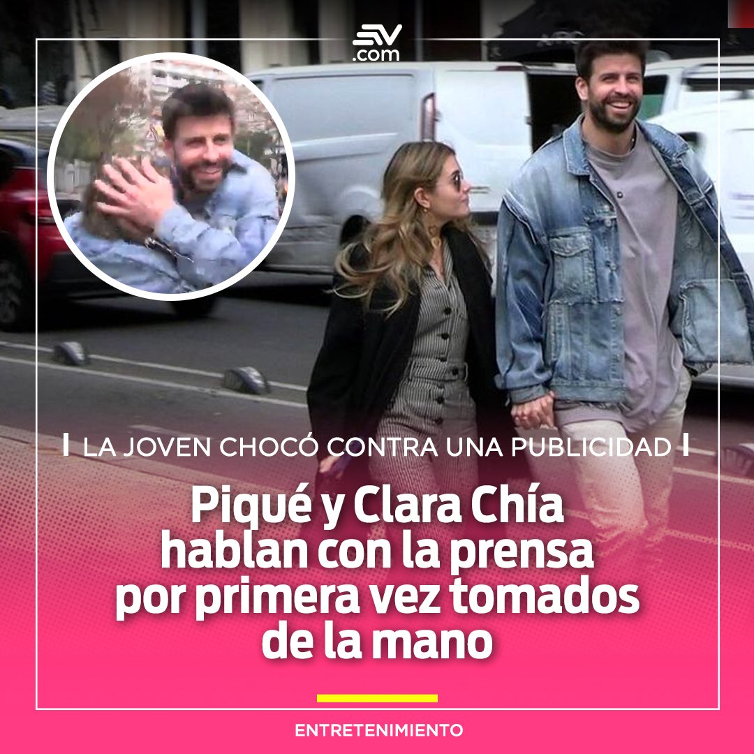 🗣️ Una de las parejas más polémicas del momento fue encarada por la prensa mientras paseaban juntos. La joven chocó contra un cartel al ser jalada por el exfutbolista.

Te contamos más 📲 bit.ly/3REpG4y