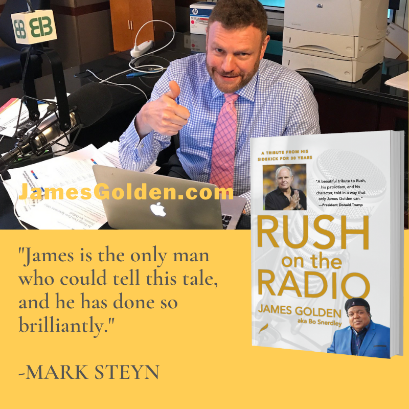 Today @4pm Mark Steyn is back as a special guest on James Golden AKA Bo Snerdley's @bosnerdley Rush Hour Show! #SnerdleyandSteyn 
You don't want to miss it. 
Streaming here bit.ly/3Kq8KtP or on the 77 WABC app! #77WABCRadio 
Link to book: amzn.to/2YIlcD7
