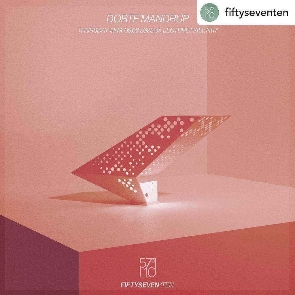 Reposted • @fiftyseventen LECTURE 03 - Dorte Mandrup 

This week we welcome Kasper Pilemand from Dorte Mandrup. This award-winning Danish practice is internationally recognised for creating architecture with the context that enhances the awareness an… instagr.am/p/CoX11eoLa_5/