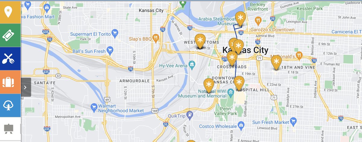KansasCity's tweet photo. New to the City? Welcome! Check out this interactive map of Kansas City to explore what's happening in different parts of town. https://t.co/cZcjMe6t8R https://t.co/G1YYxDO2h6