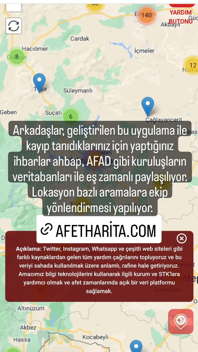#deprem #hatayyardimbekliyor #sondakikadeprem #AdıyamanYardımBekliyor #adiyamandeprem #Gaziantep #kahramanmarasdepremi #Kahramanmarasafad #afetharita #AFET #afaddeprem #AFADhatay