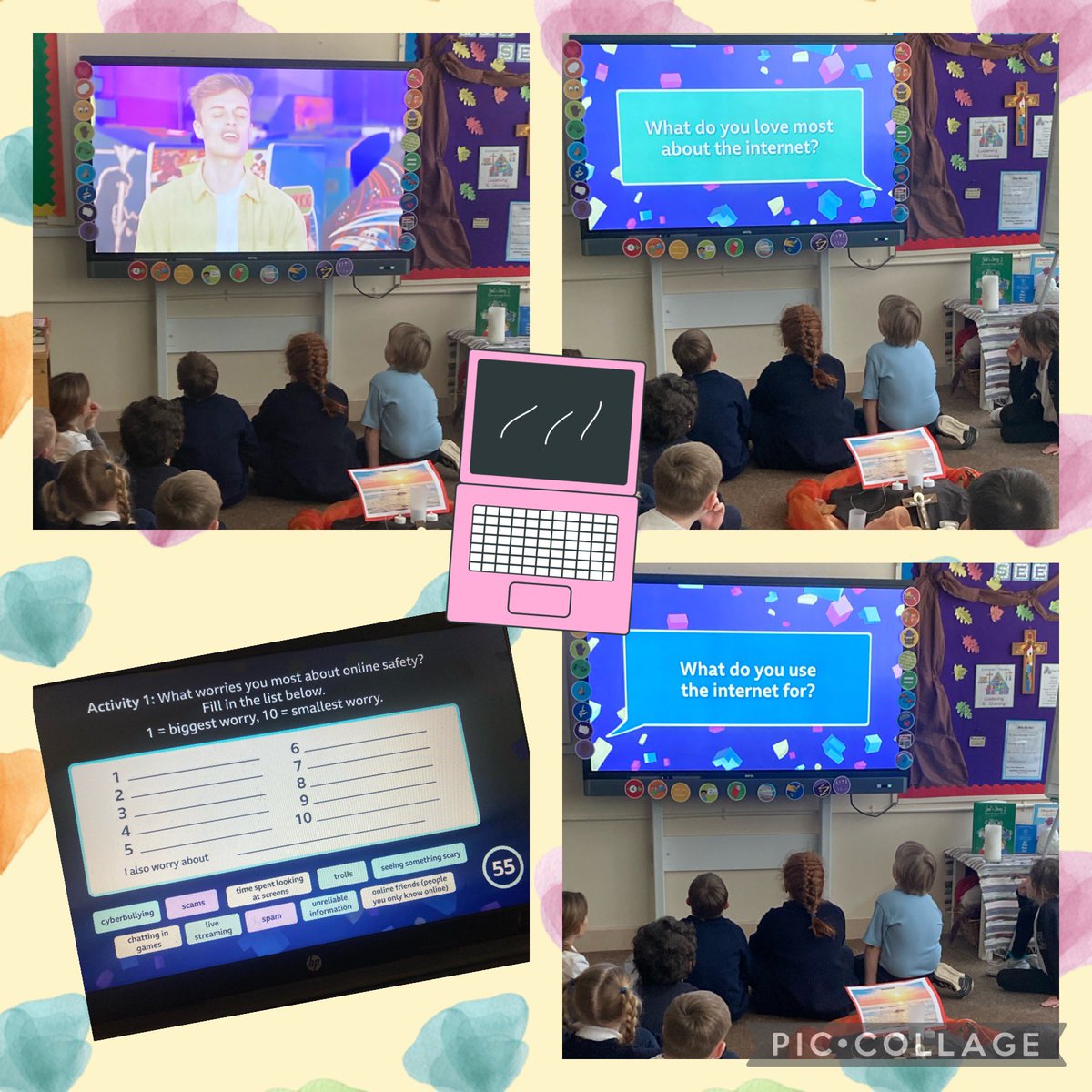 Some very important discussions around #SaferInternetDay in 3F this afternoon. @ololprimary_HT @4H_MrsHodge  #BBCLiveLessons
