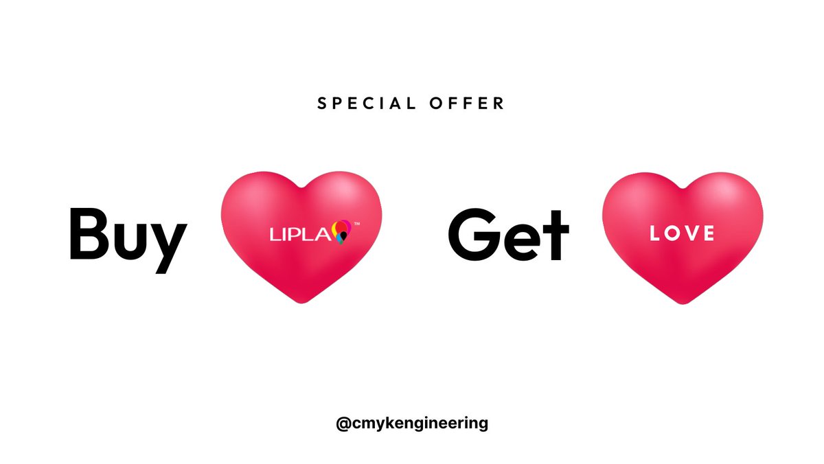 CMYKengineering's tweet photo. #Valentine's Day is coming soon and it's time to introduce your #UV #printer to its new #BFF—#LIPLA i#nks. No matter what #printheads you use or what materials you print on, LIPLA has an ink type for any UV printer. https://t.co/XcxafsdpcT
