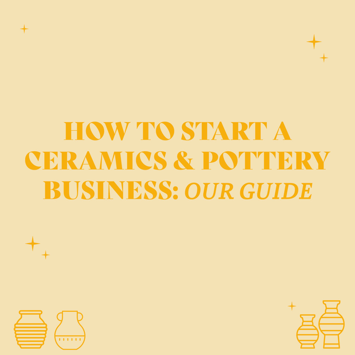 With more customers looking for organic-looking items for their home, many potters have noticed a demand for their items 🍽️

We've created a guide to starting a ceramics/pottery business: craftcover.com/business-advic…