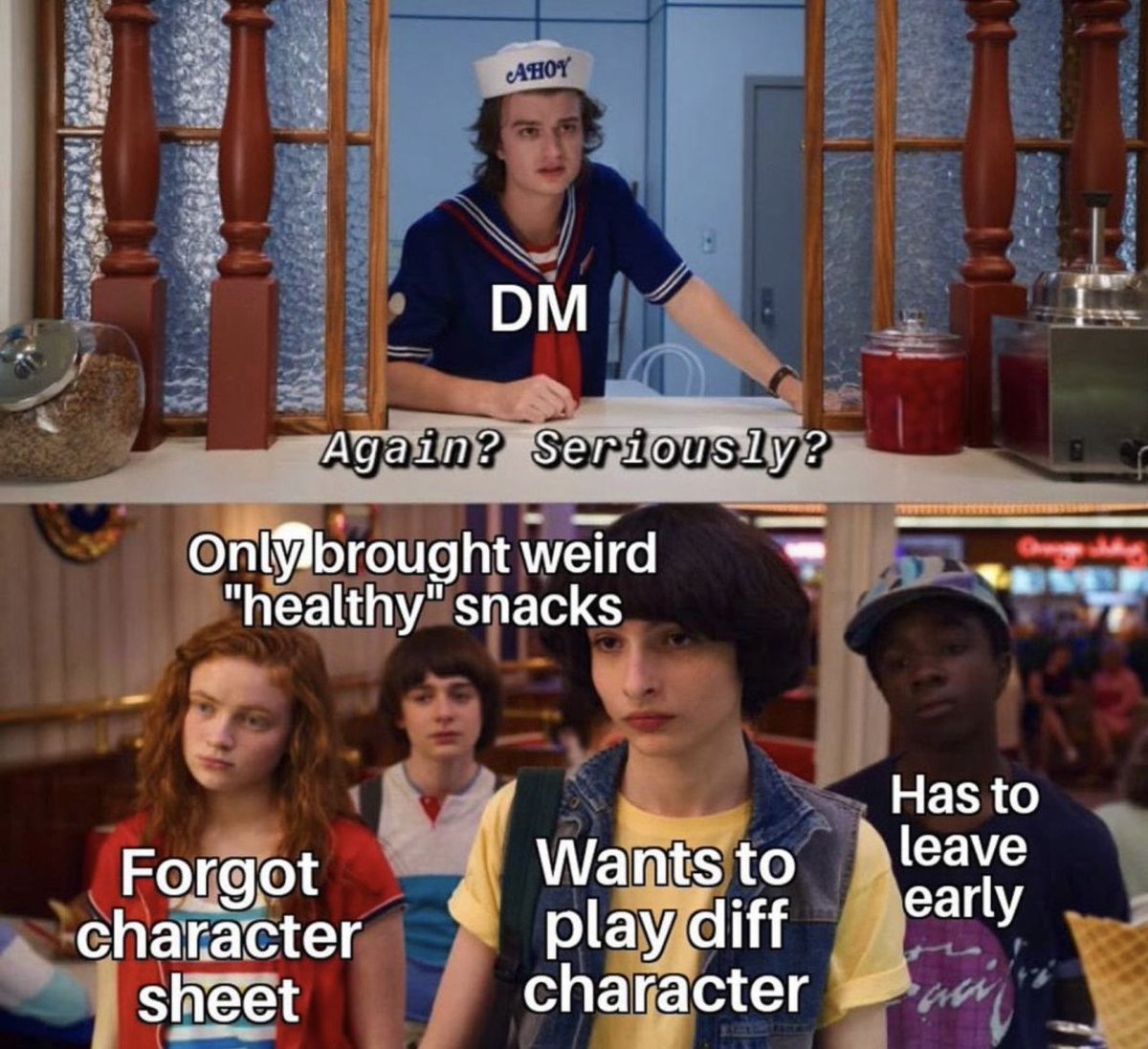NerdCastle's tweet photo. #DungeonsAndDragons #DnD #NerdCastle #NerdCastleStore #Meme #TTRPG #TableTop #Boardgames #DM #DungeonMaster https://t.co/TbsHY06EkA