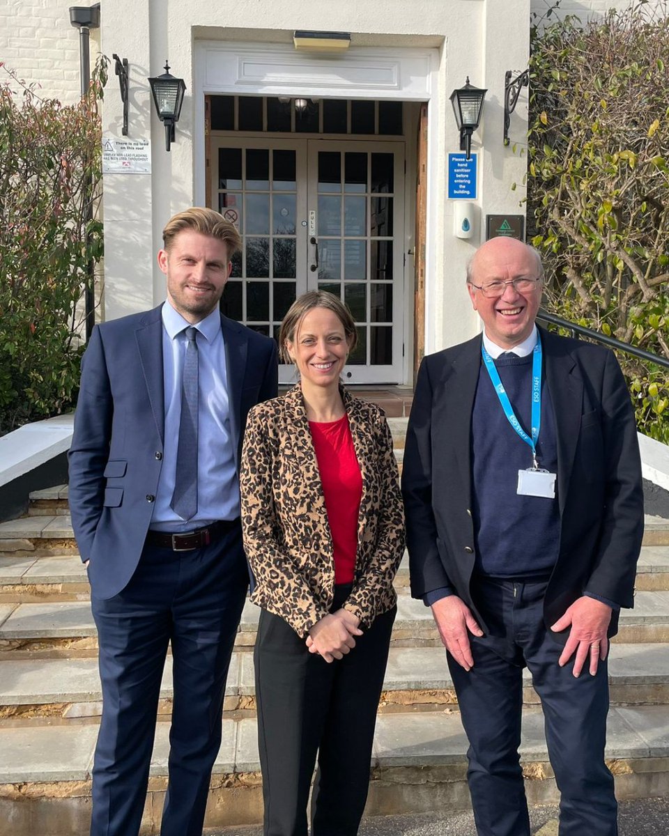 The ESO was delighted to welcome the Minister of State for Social Care, Helen Whately MP, to Boxley House, to meet with Ian Fraser, CEO and David Tasker, Chair of Trustees. 

They discussed the valuable contribution that #osteopaths make to patient care and the #NHS.