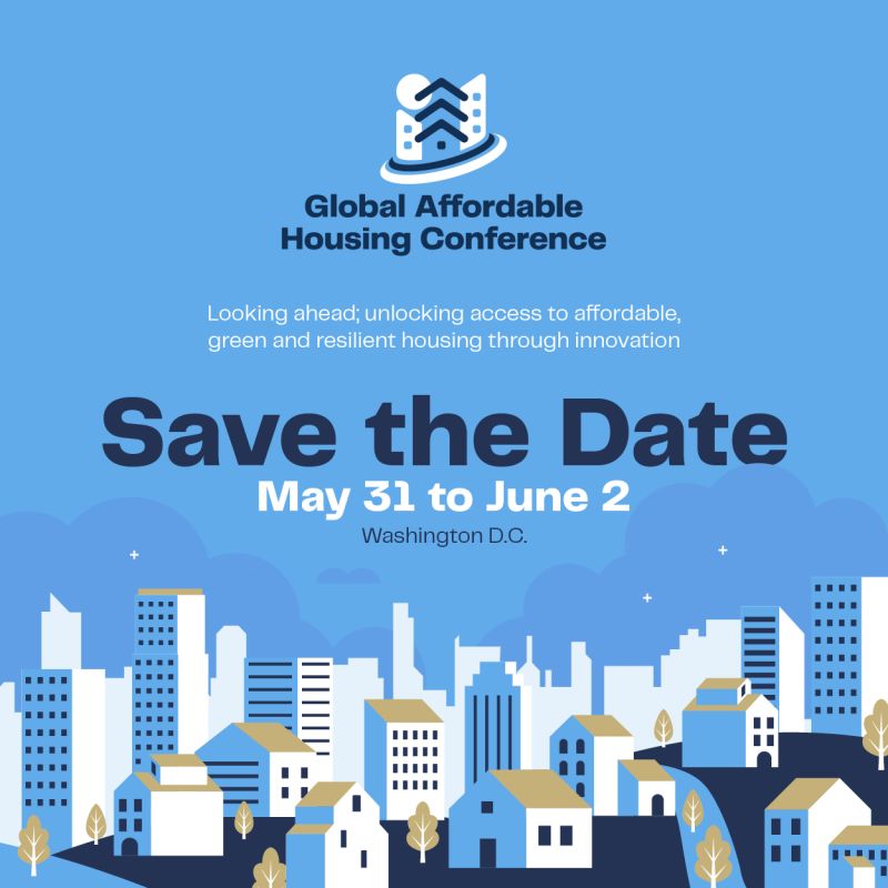 Save the date! May 31 - June 2, 2023 | Washington D.C.
Join us in D.C. for the World Bank Group Flagship conference on affordable housing. #housing4all #finance #innovation #development #housing #greenhousing #affordablehousing #worldbankconference lnkd.in/djwhu68Y