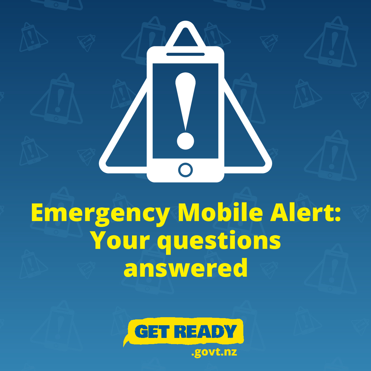 Last week, many of you in Auckland and Northland received an Emergency Mobile Alert (EMA) 🚨 about the red weather warnings for your areas. If you didn’t receive an alert but think you should have, check out the Troubleshooting section of our FAQs here: getready.govt.nz/.../emergency-…
