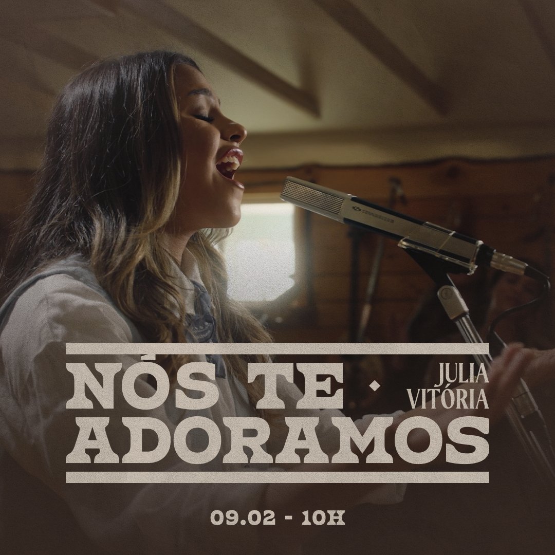 Dia 09.02 está chegando amigos. Estou com grandes expectativas para compartilhar a canção "Nós Te Adoramos". 
É quinta-feira, às 10ham, no canal da <a href="/MusileRecords/">Musile Records</a>