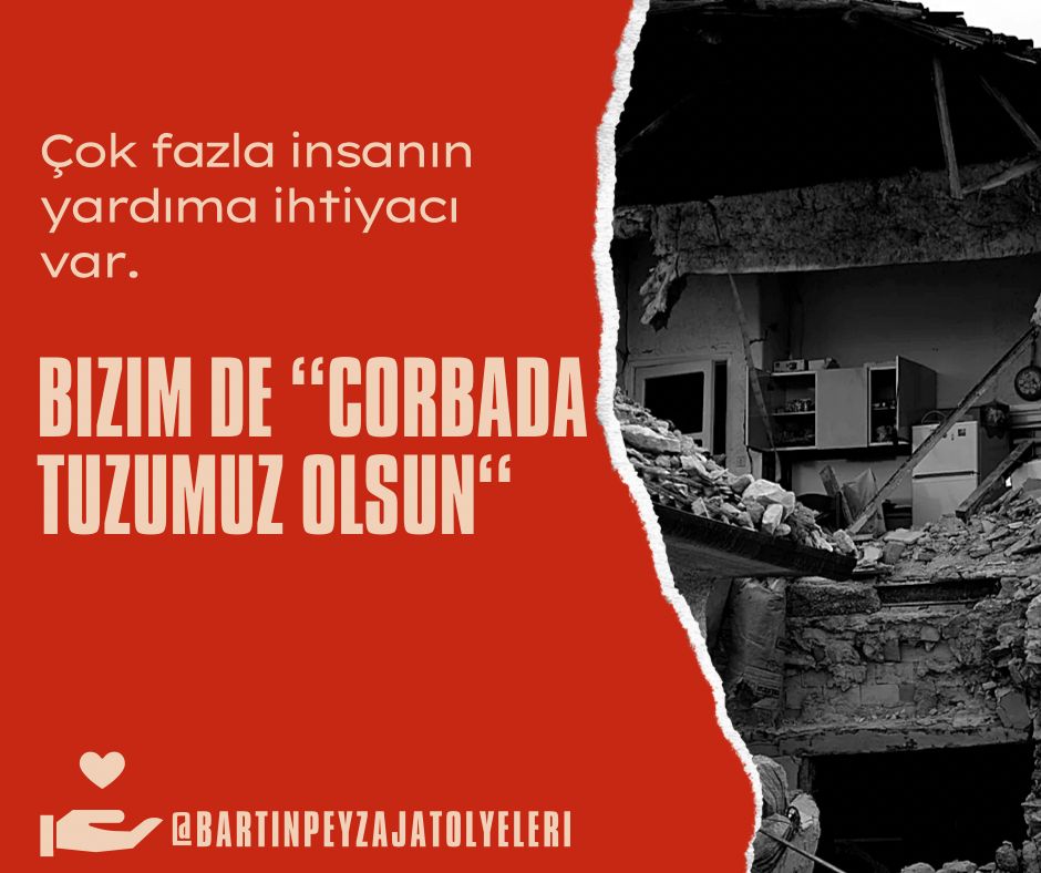 "çorbada tuzumuz olsun" diyoruz.
Bugün dayanışma ve bir olma zamanı.
#Deprem Destek için lütfen sınıf temsilcileri ve Ayşe Gül Burucu (3.Sınıf) ile iletişime geçiniz.Her koli için minimum 100 TL yatırabilirsiniz.
IBAN:
TR 5200 0100 9010 0428 6810 5002

Hesap Adı: Ayşe Gül Burucu