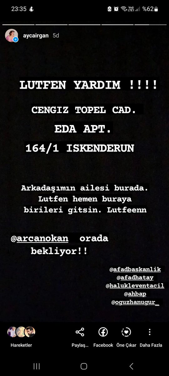 IrganAyca's tweet photo. @OguzhanUgur @ahbap @haluklevent @IstanbulAFAD @AKUT_Dernegi https://t.co/RftVFjwr1U