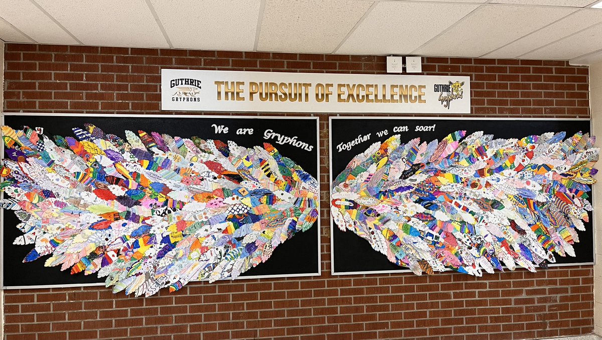 PamleePlee's tweet photo. Thank you to our sensational principal Dianna Wright @GuthriePublic for putting together this magnificent board! #celebratingourdifferences #reachingnewheightstogether https://t.co/Hskt2W648O