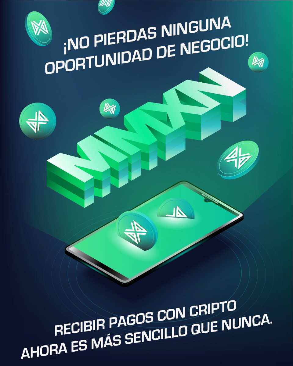MMXN_Moneta's tweet photo. ¡Dile adiós al dinero en efectivo y acepta pagos con #MMXN! 🇲🇽-💰
No pierdas ninguna oportunidad de negocio, cierra ventas en tiempo real con #MMXN y convierte tus pagos en inversiones. 🙌🏼🤑
#MMXN #criptomonedas #business #pagos #pagosconcripto https://t.co/jGhFjmER9S