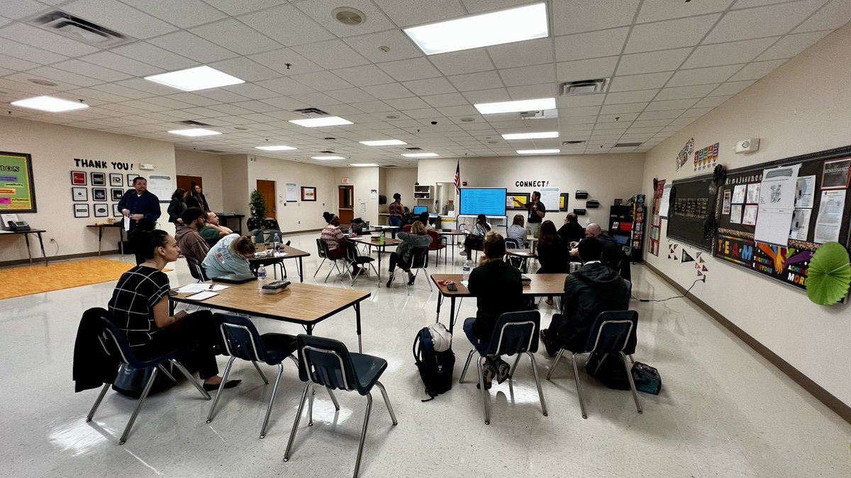 Cross-school collaboration with Civics teams in the East.  Assessment question analysis and task creations to support Q4 reviews.  Thank you <a href="/UnionParkMS/">Union Park Middle</a> for hosting!  <a href="/CDLocps/">Curriculum and Digital Learning</a>