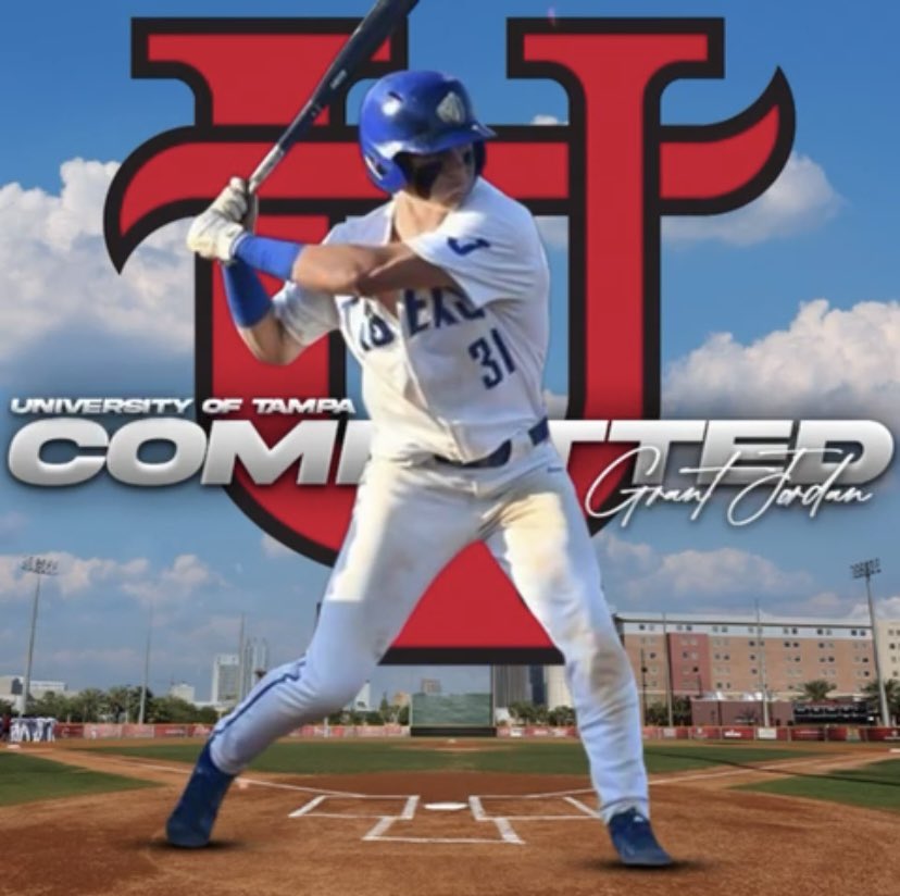 grantt_jordan27's tweet photo. Thank you to God, my coaches, family, friends, and teammates who guided me along the way. Special thanks to my mom that always pushes me to be my best. I have committed to the University of Tampa @Utbaseball7 @UT_Baseball @JesuitBaseball #gtg #utampa https://t.co/l6b0UDkHfb
